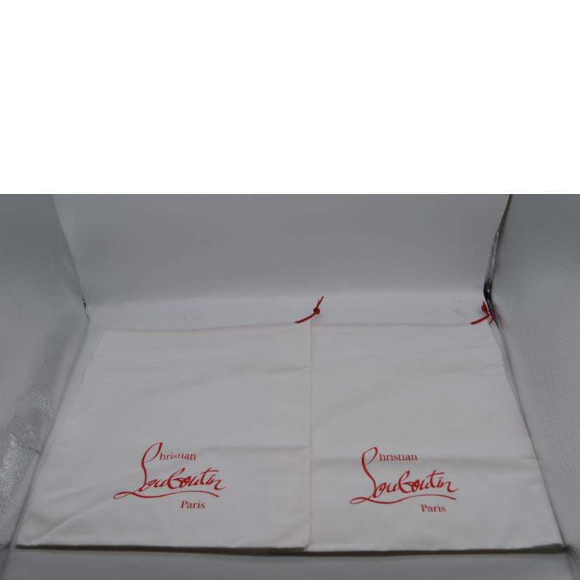 C.Louboutin クリスチャンルブタン/セーラーボートホワイトレザースリッポン/24.5cm/1230214//ABランク/89