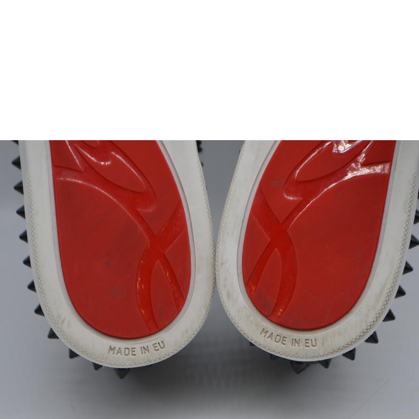 C.Louboutin クリスチャンルブタン/スパイクスタッズレザースリッポン/26.5cm/3130344//ABランク/89