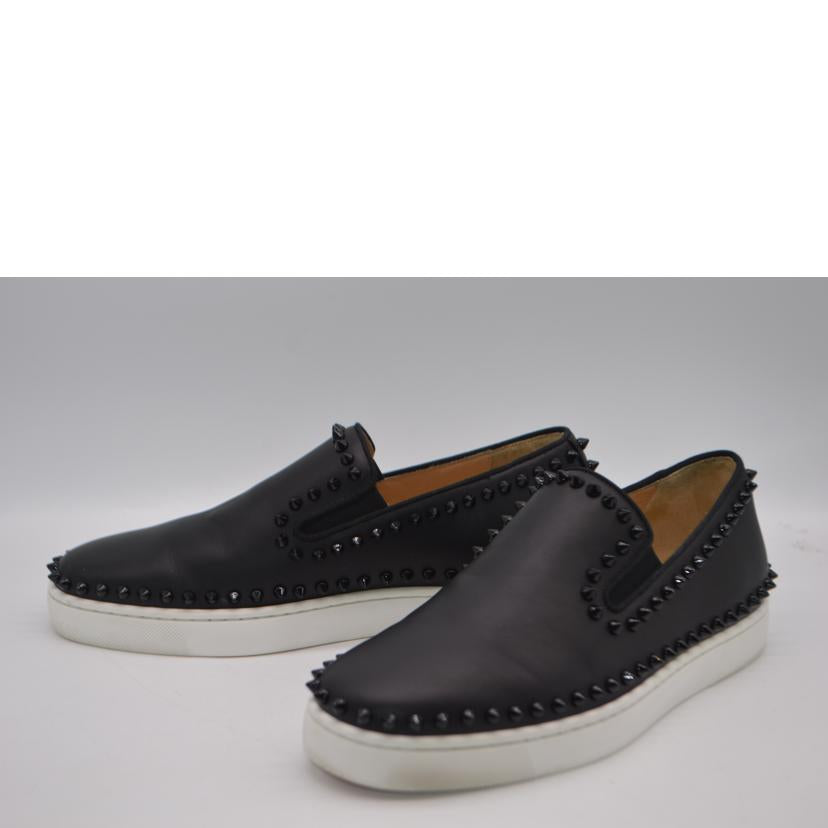 C.Louboutin クリスチャンルブタン/スパイクスタッズレザースリッポン/26.5cm/3130344//ABランク/89
