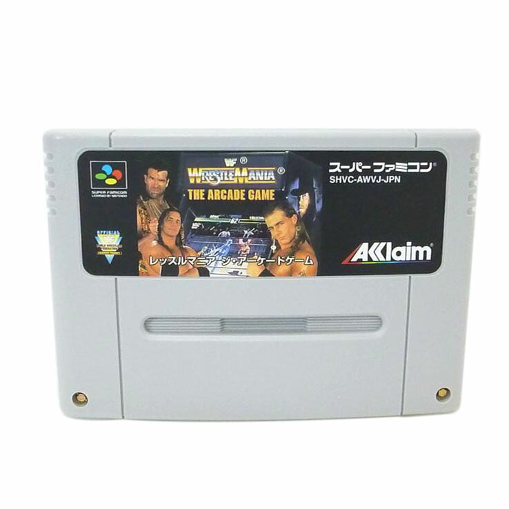 Aklaim JAPAN アクレイムジャパン/SFC WWF レッスルマニア ジ・アーケードゲーム/SHVC-AWVJ-JPN//ABランク/88