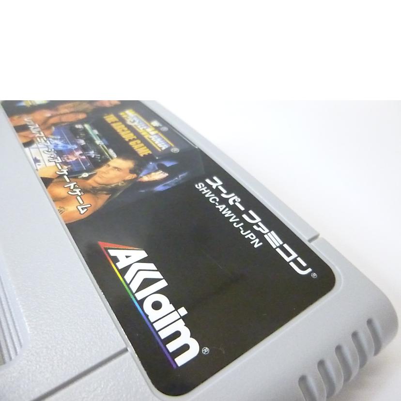 Aklaim JAPAN アクレイムジャパン/SFC WWF レッスルマニア ジ・アーケードゲーム/SHVC-AWVJ-JPN//ABランク/88
