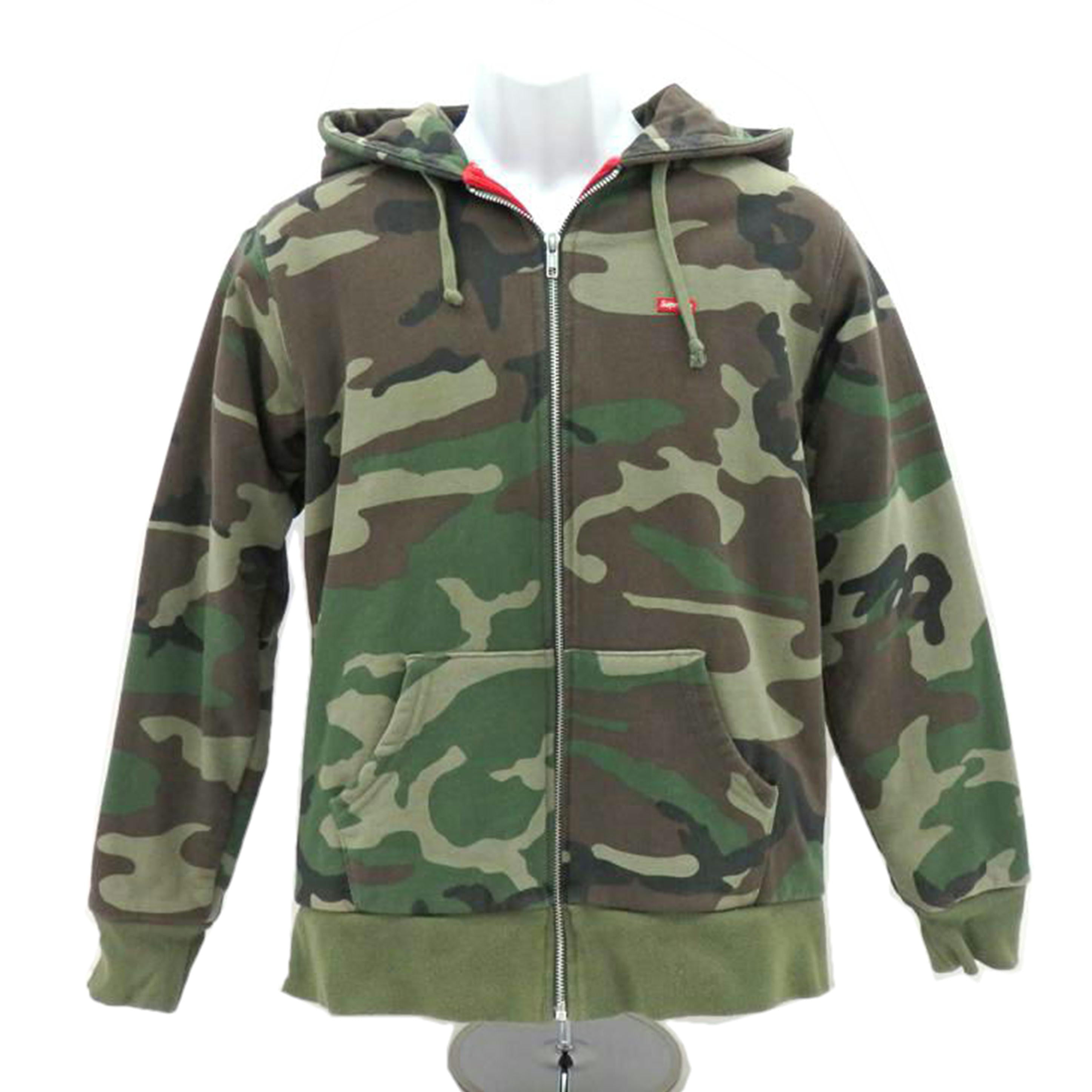 Supreme シュプリーム/カモフラフルジップフーディー //BCランク/77