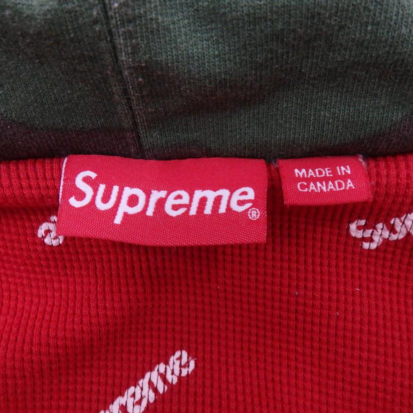 Supreme シュプリーム/カモフラフルジップフーディー //BCランク/77