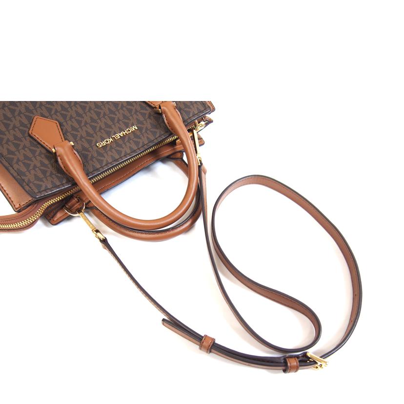 MICHAEL KORS マイケルコース/MKシグネチャーホープスモール サッチェル//Aランク/71