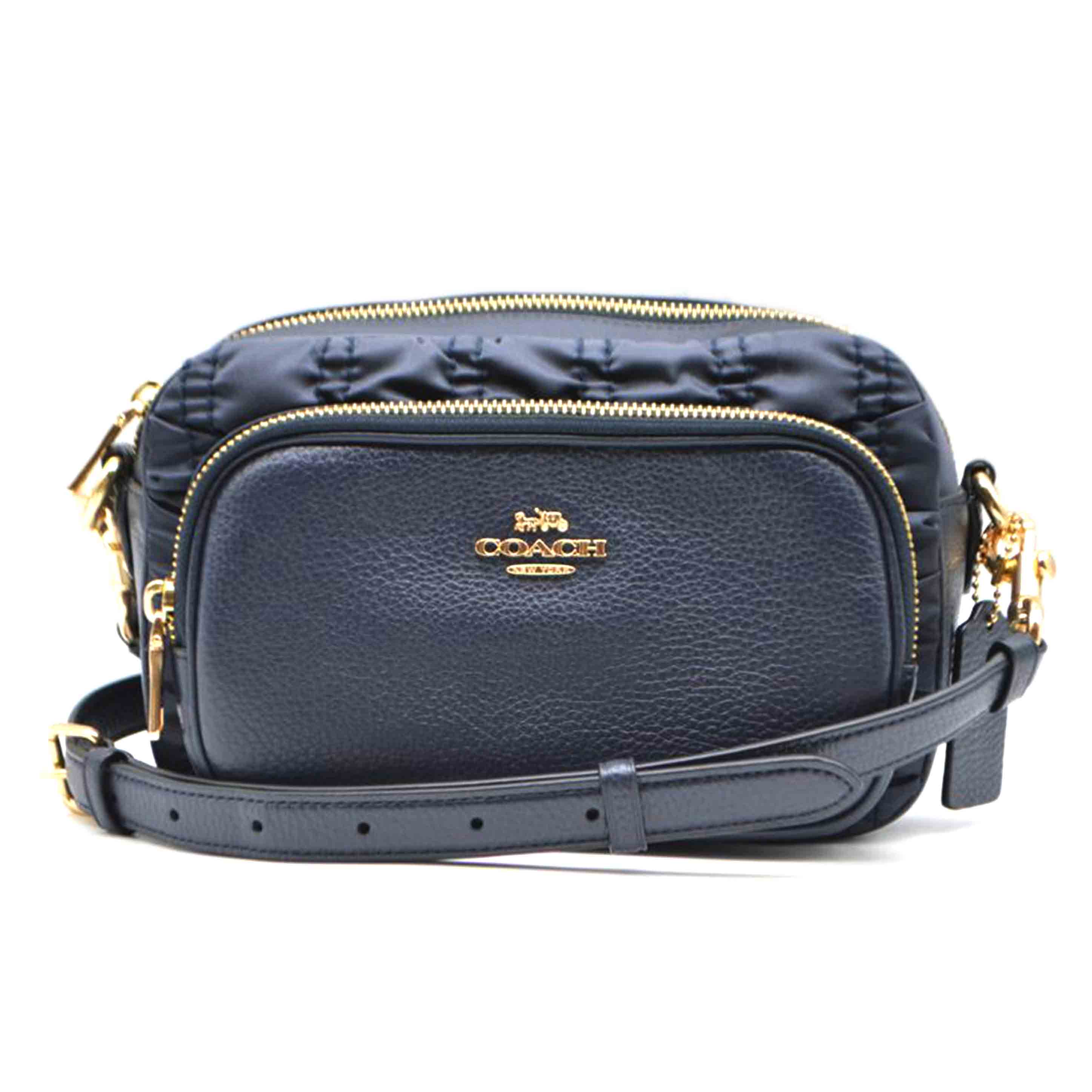 COACH コーチ/コート ルーシングシャーリングナイロンレザーショルダー/C4095//F21**/SAランク/89