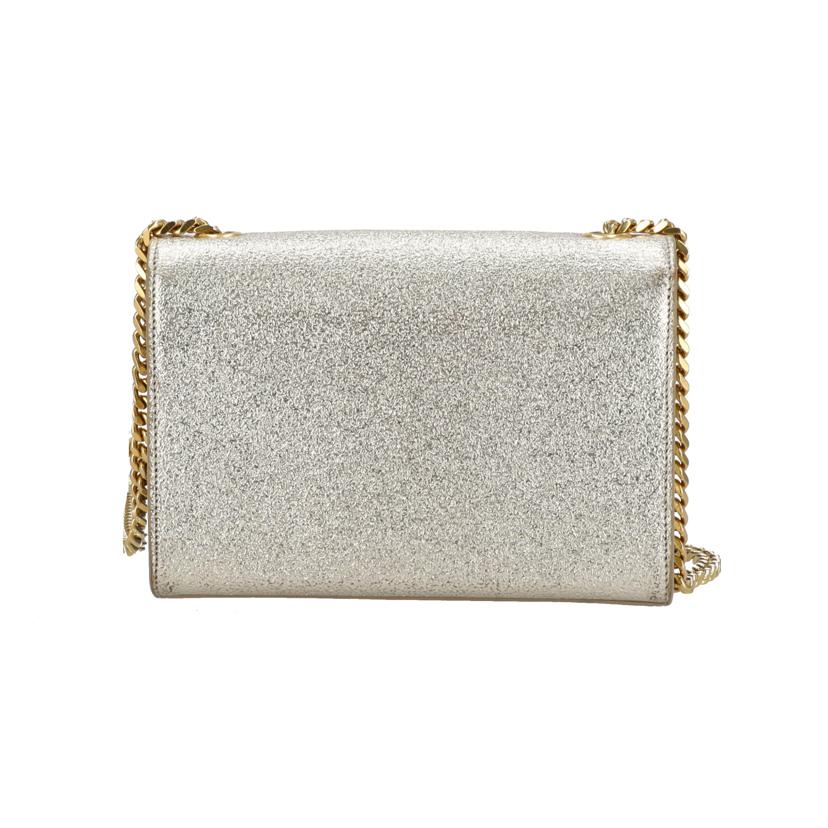 SAINT LAURENT サンローラン/ ケイトメタリックレザーチェーンショルダー /354121//UF.****/Aランク/24