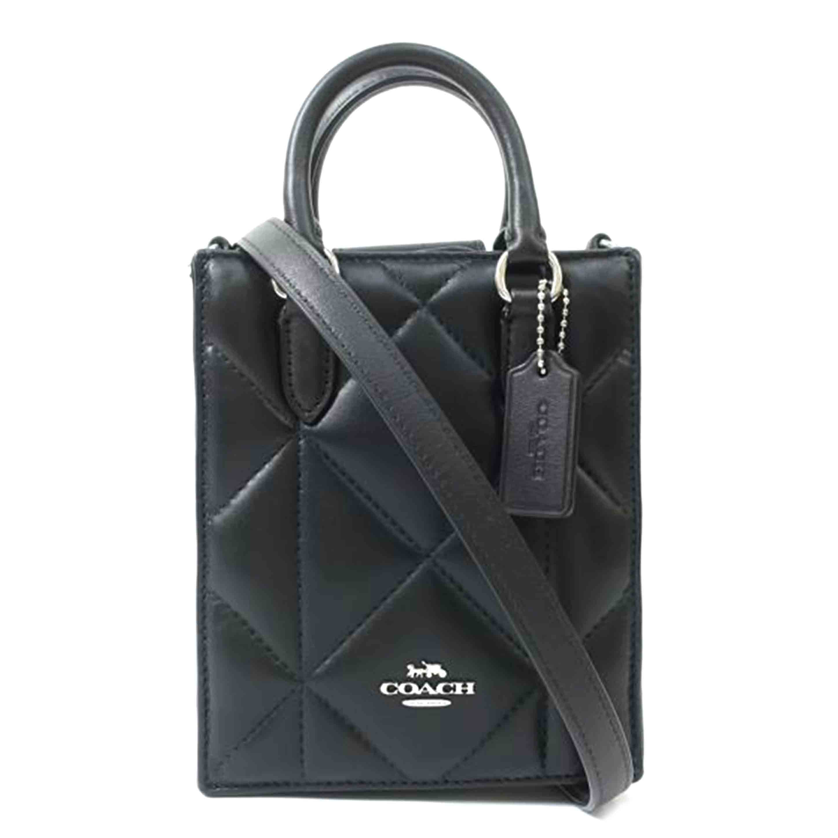 COACH コーチ/ノースサウス/ミニトートバッグ ブラック/CJ580//Aランク/65