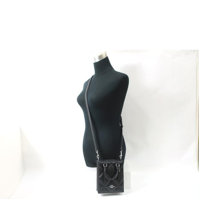 COACH コーチ/ノースサウス/ミニトートバッグ ブラック/CJ580//Aランク/65