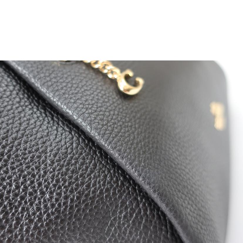 COACH コーチ/ペプルド レザー エリス サッシェル 2WAYショルダーバッグ ブラック/79316//ABランク/65