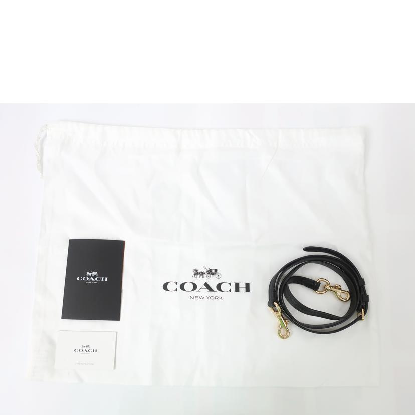 COACH コーチ/ペプルド レザー エリス サッシェル 2WAYショルダーバッグ ブラック/79316//ABランク/65