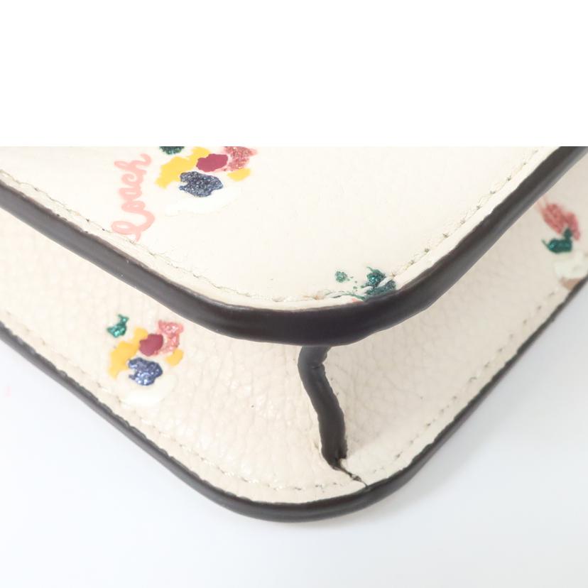 COACH コーチ/クロスボディ ウィズ ペイント ダブ フローラルプリント/ストラップ無し イニシャル有/C5363//Aランク/65