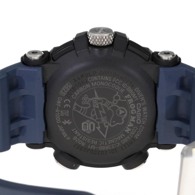 CASIO カシオ CASIO G-SHOCK フロッグマン 電波ソーラー×Bluetooth/G-SHOCK/フロッグマン/電波ソーラー×Bluetooth/GWF-A1000-1A2JF//201*****/ABランク/37