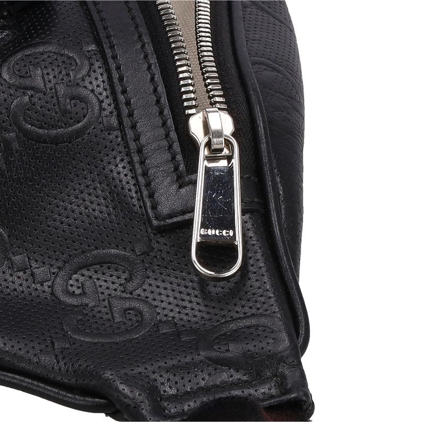 GUCCI/GGエンボスレザーベルトバッグ/6450931W3CN//525***/Bランク/24