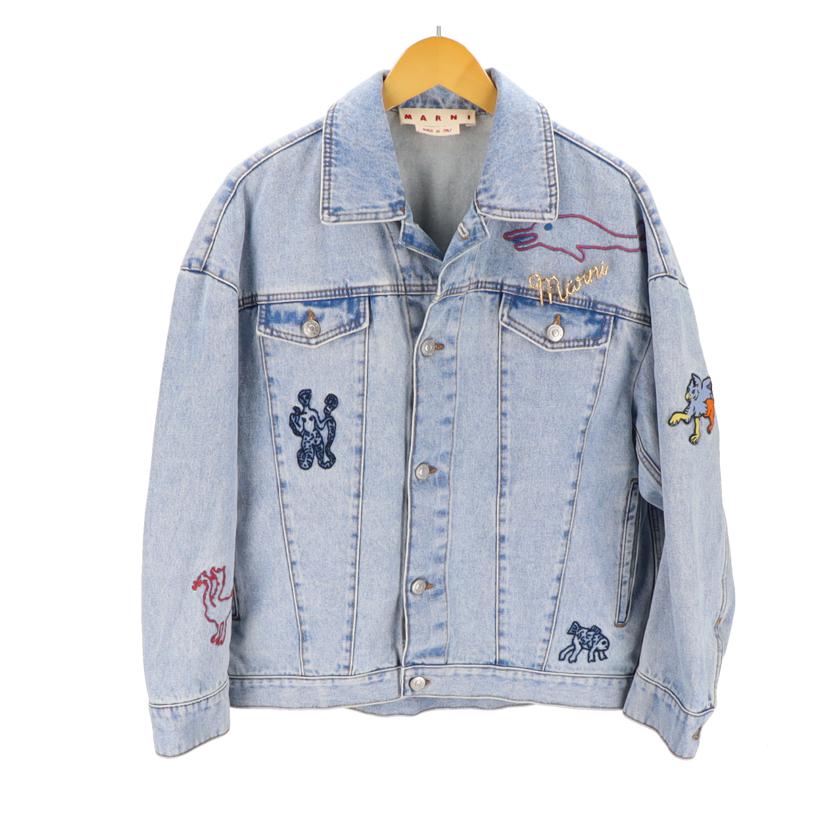 MARNI マルニ/OVERFIT DENIM エンブロイダリードジャケット/GIJD0183S0//サイズ:36/Aランク/91