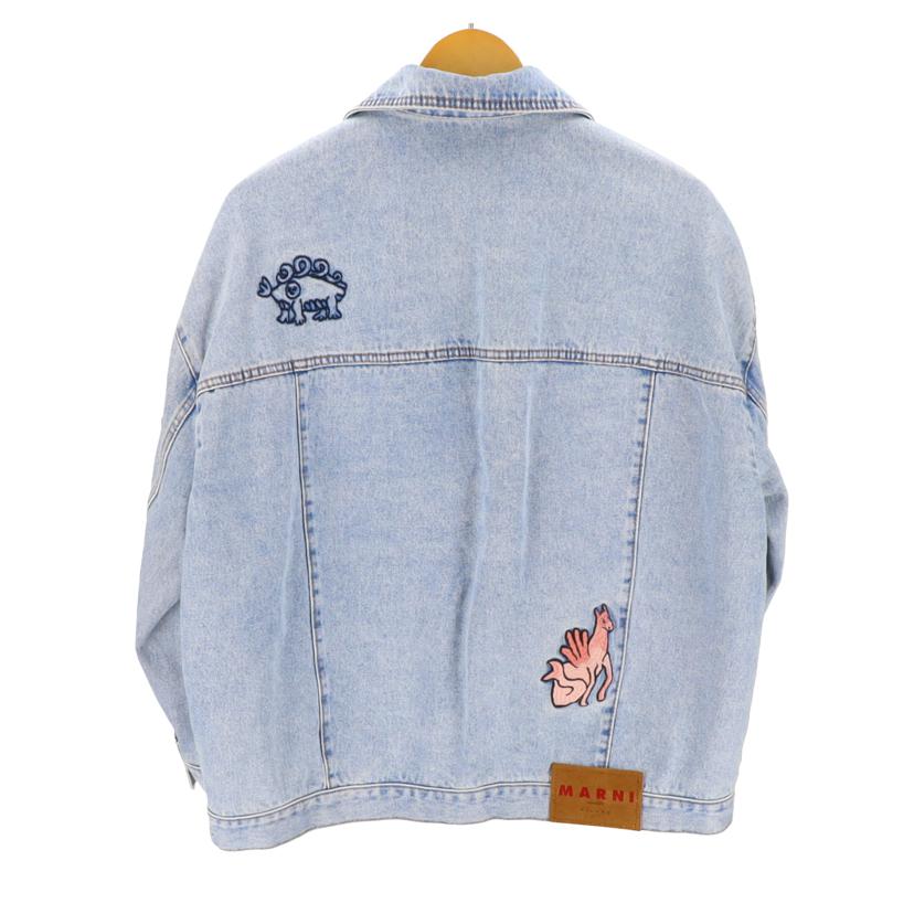 MARNI マルニ/OVERFIT DENIM エンブロイダリードジャケット/GIJD0183S0//サイズ:36/Aランク/91