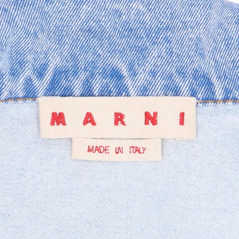 MARNI マルニ/OVERFIT DENIM エンブロイダリードジャケット/GIJD0183S0//サイズ:36/Aランク/91