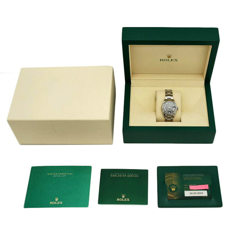 ROLEX ロレックス/デイトジャスト31・ダークグレー/ランダム番/278240//RH5*****/SAランク/75