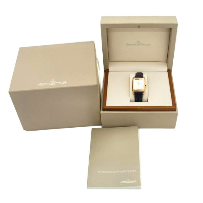 JAEGER-LE COULTRF ジャガールクルト/レベルソ スクエア レディ デュエット/自動巻/235.2.76//300****/Aランク/75