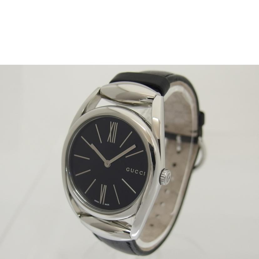 GUCCI グッチ/ホースビット35mm/ブラック文字盤/クォーツ/YA139401(139.4)//149*****/ABランク/04