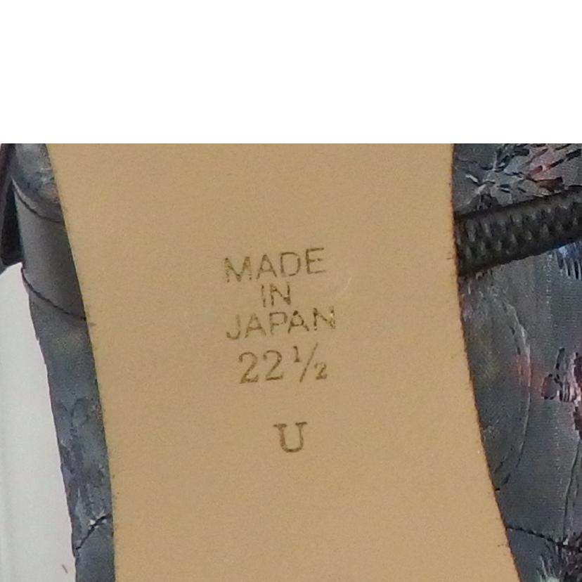 DAIANA ダイアナ/メリージェーン クロブーケプリント シシュウチュール パンプス//ABランク/77