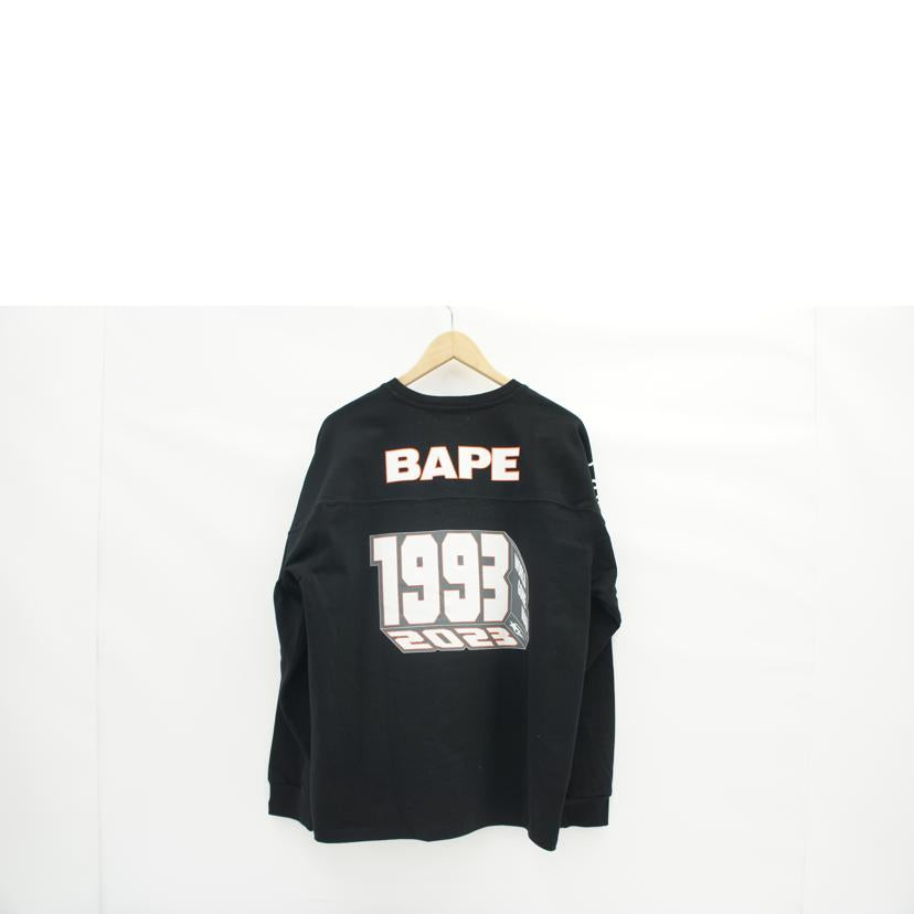 A BATHING APE ア ベイシング エイプ/BAPE FOOTBALL RELAXED FIT L/S TEE/長袖Tシャツ/001LTJ301006M//ABランク/05