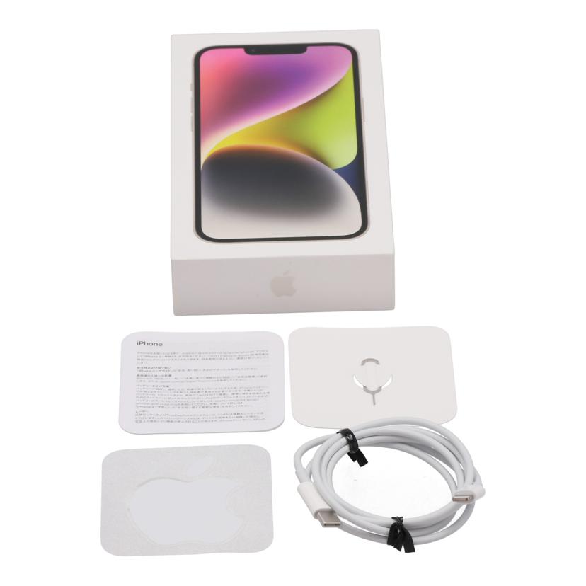 Apple SIMロックなし アップル /iPhone14 128GB/MPUQ3J/A//F9P964WF2Y/ABランク/75
