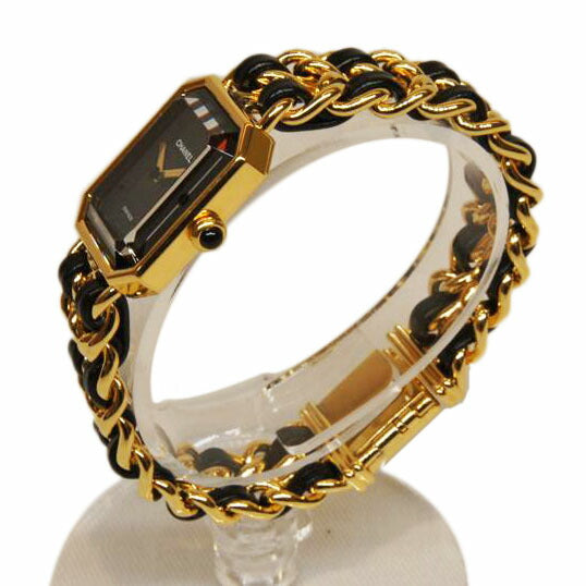 CHANEL シャネル/プルミエールL/ゴールドブラック/クォーツ//T.B******/Aランク/92