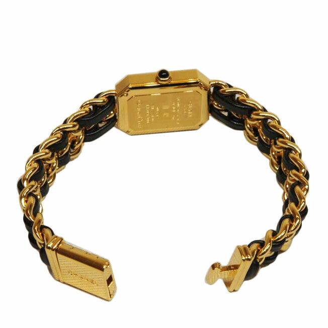 CHANEL シャネル/プルミエールL/ゴールドブラック/クォーツ//T.B******/Aランク/92