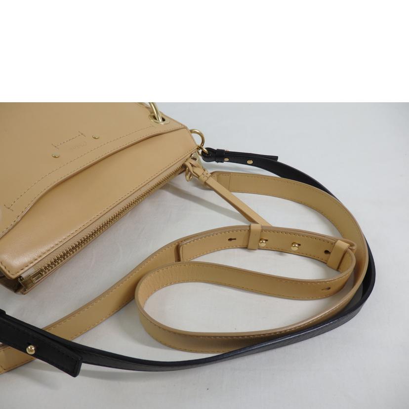 Chloe クロエ/ロイ/2wayレザーショルダーバッグ/茶//C15***/ABランク/84