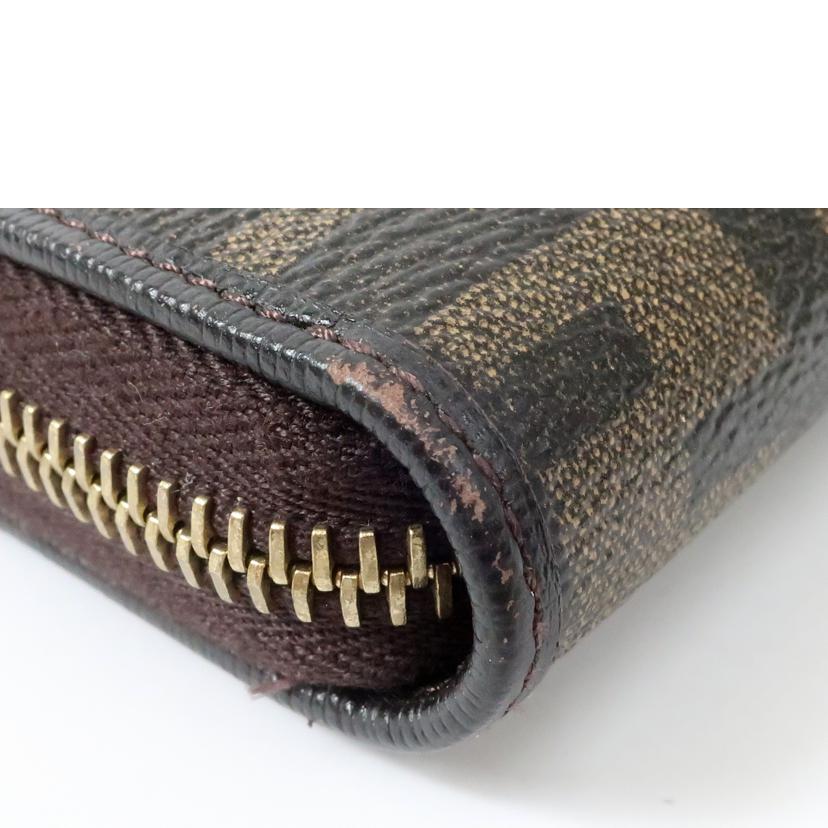FENDI フェンディ/ズッカ柄 ラウンドファスナー長財布//018*****/Bランク/65