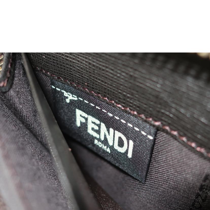 FENDI フェンディ/ズッカ柄 ラウンドファスナー長財布//018*****/Bランク/65