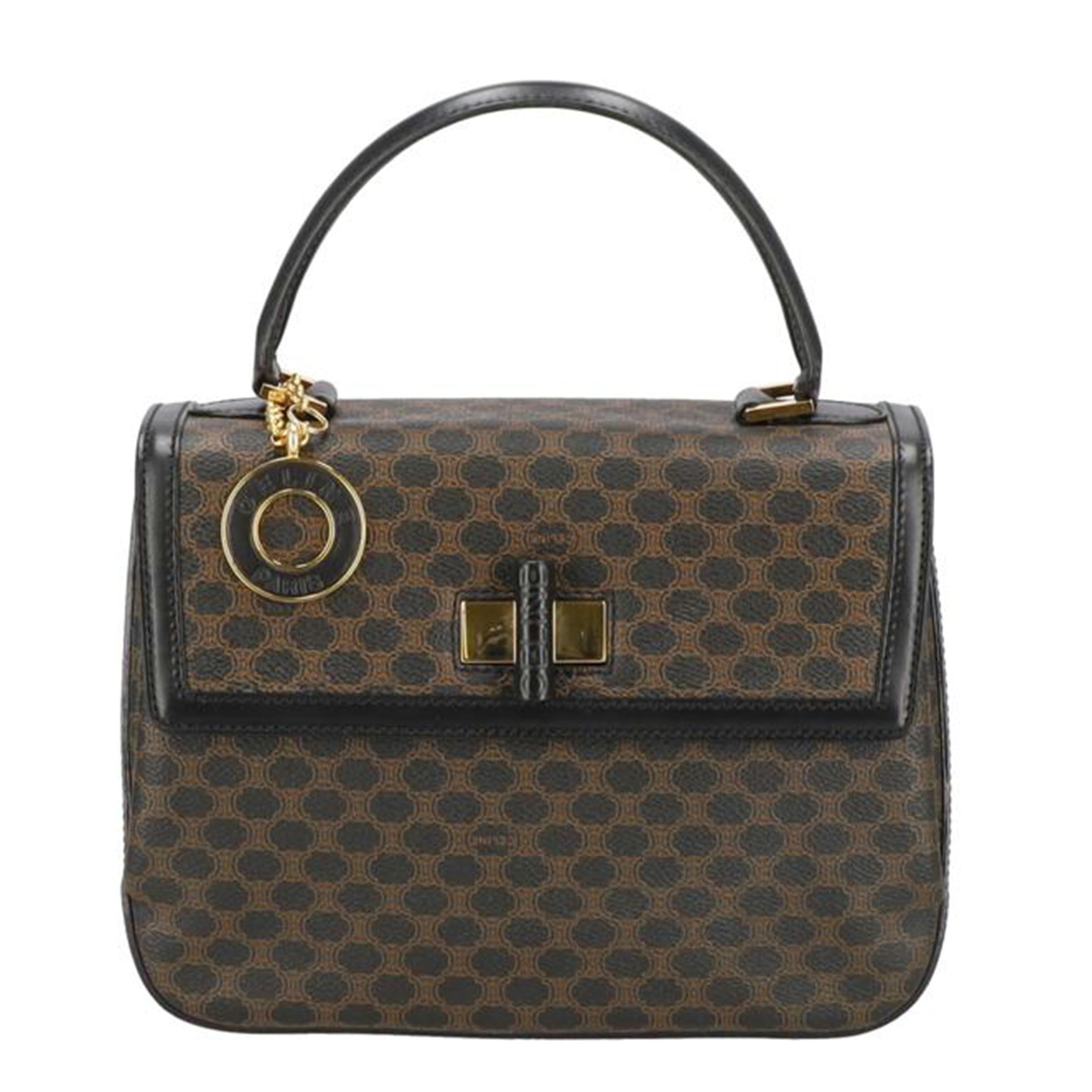 CELINE セリーヌ/マカダム トップハンドルハンド//DM9***/Aランク/24