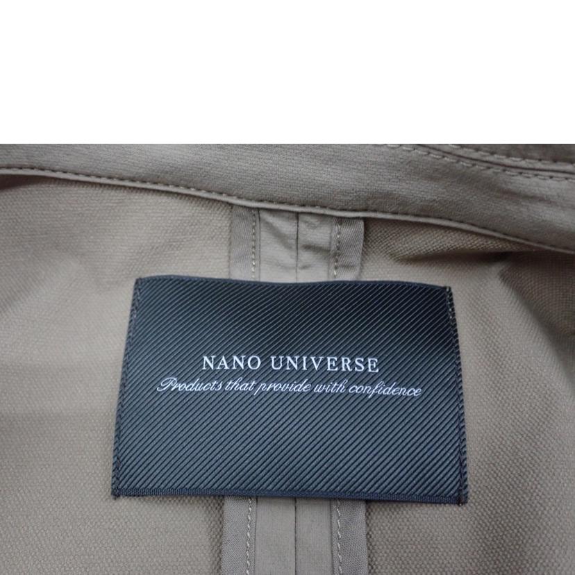 NANO UNIVERSE ナノユニバース/★ナノ二重織ストレッチセットアップ/672-3116201 672-3127203//JKT M パンツS/ABランク/62