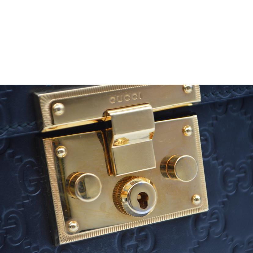 GUCCI グッチ/グッチシマレザーハンド/ノワール/428208//520***/ABランク/89