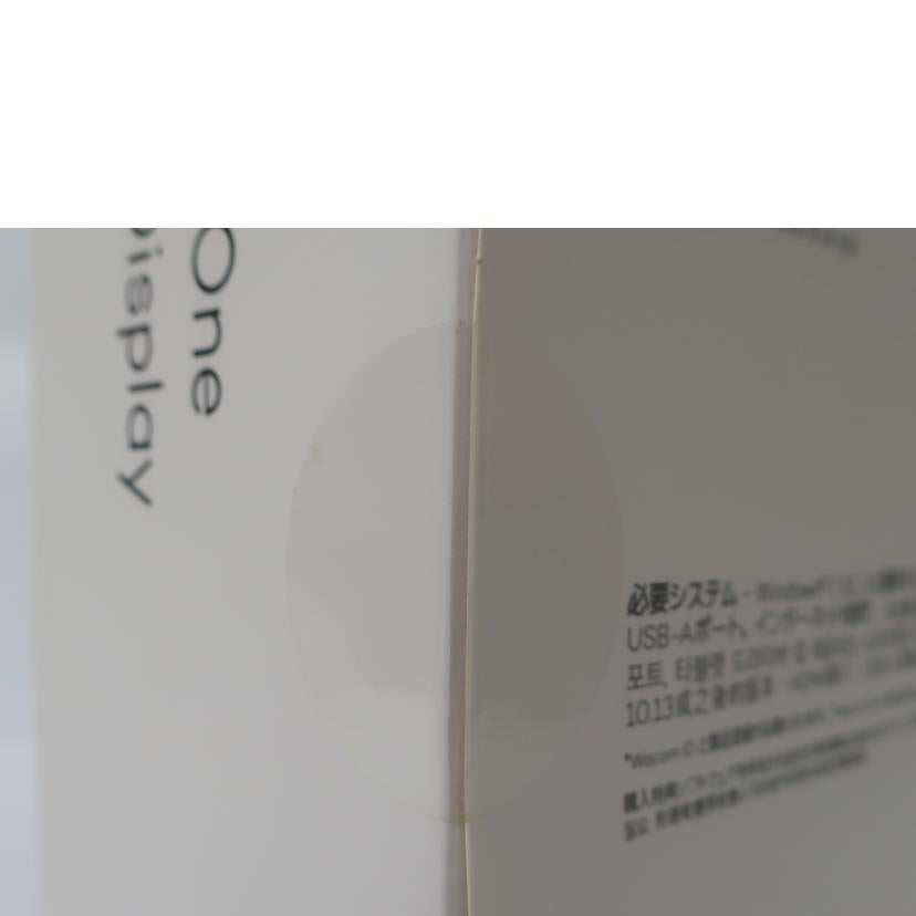 Wacom ワコム/液晶ペンタブレット 液タブ 13.3型/DTC133W1D//1GQ0171003802/Sランク/65