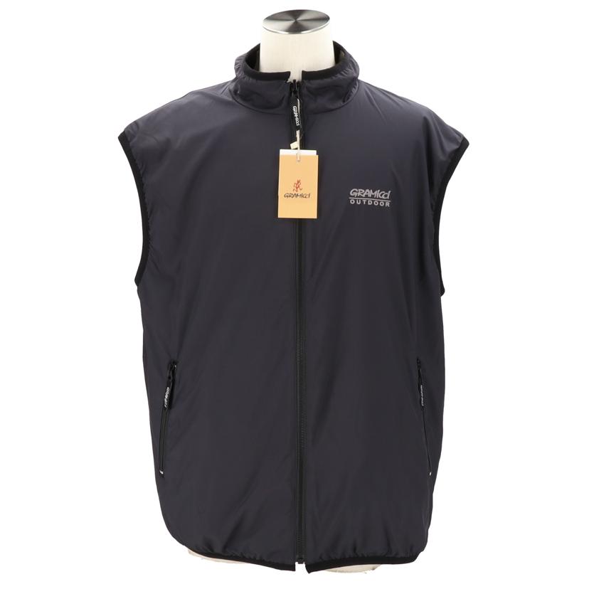 GRAMicci グラミチ/リバーシブルベスト ブラックチェック/G2FU-J041//ABランク/42