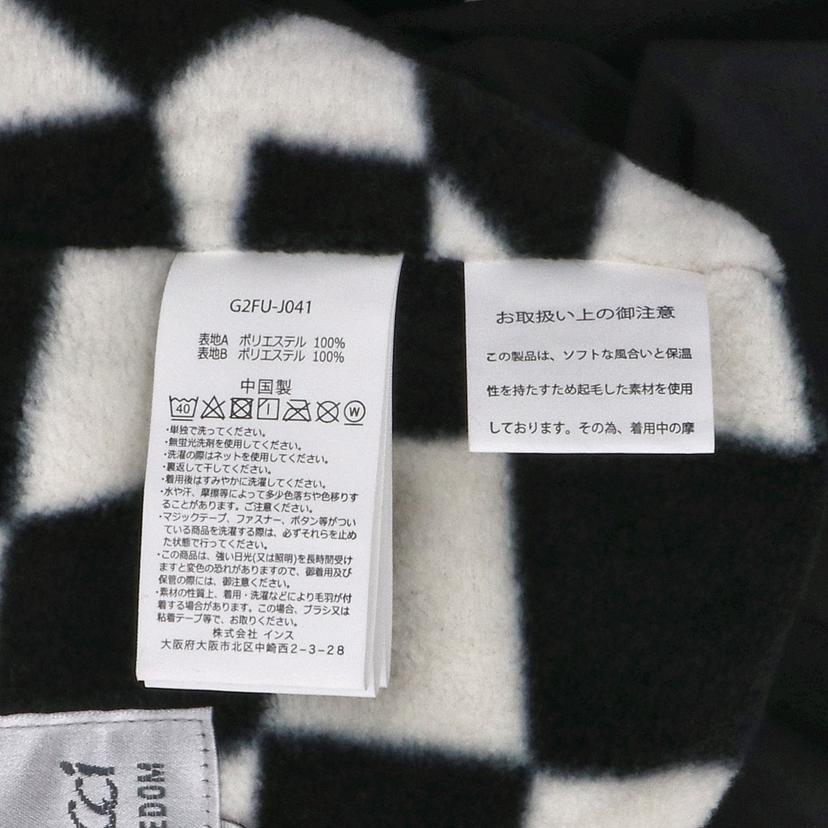 GRAMicci グラミチ/リバーシブルベスト ブラックチェック/G2FU-J041//ABランク/42