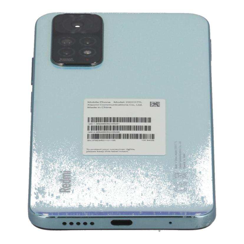 Xiaomi SIMフリー シャオミ /スマートフォン/Redmi Note 11 64GB/2201117TL//f9b8ac25/Bランク/67