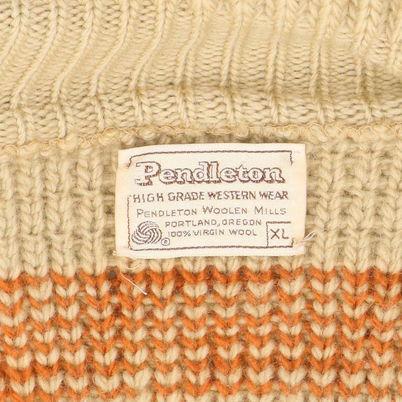 Pendleton ペンドルトン/70s 白タグ カウチンセーター//Bランク/42