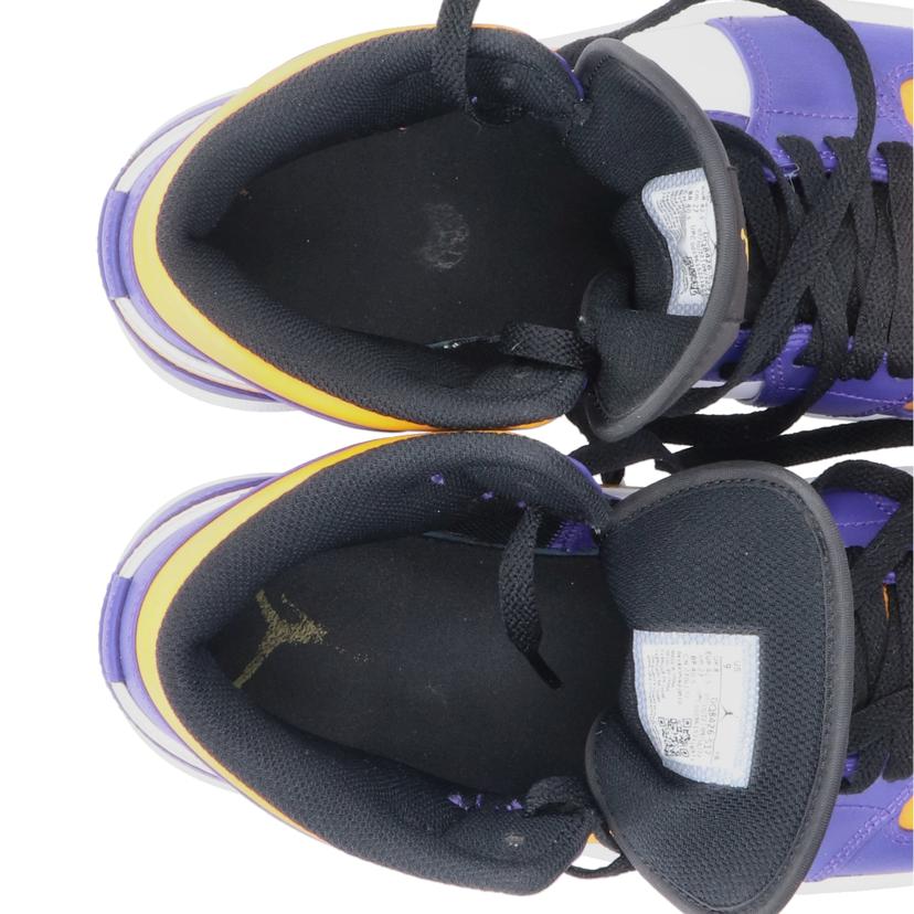 NIKE ナイキ/AIR JORDAN 1MID LAKERS/DQ8426 517//ABランク/42