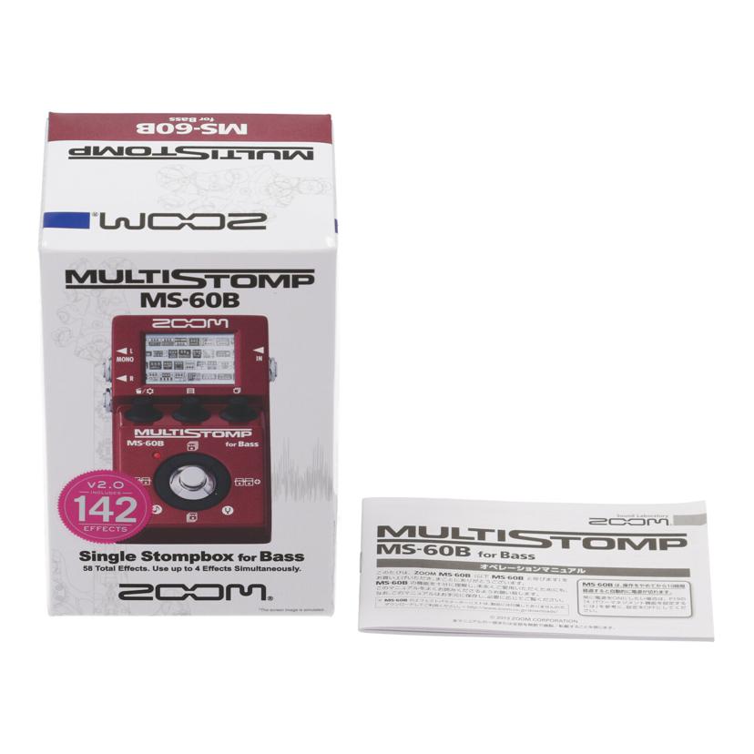 ZOOM スーム/ベース用マルチエフェクター/MultiStomp/MS-60B//051951/Aランク/09