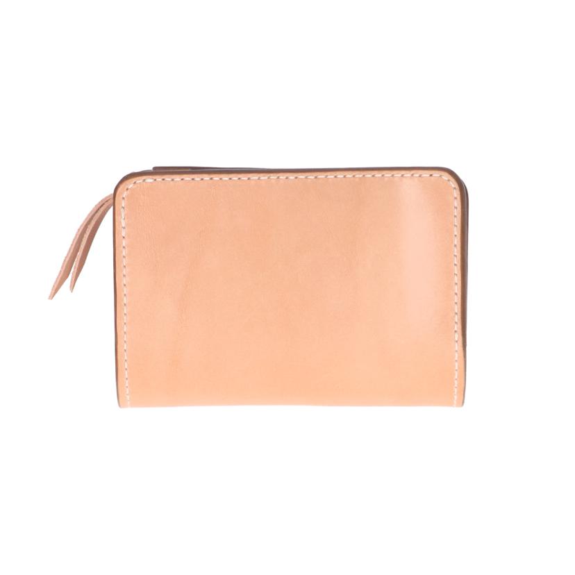 gaea2096 ガイア2096/ヌメ革2つ折り手縫いミドルウォレット//Bランク/05