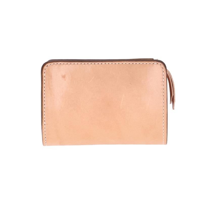 gaea2096 ガイア2096/ヌメ革2つ折り手縫いミドルウォレット//Bランク/05