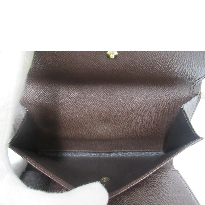 LV/ポルトフォイユ・インターナショナル/ダミエ・エベヌ/N61217//TH1***/ABランク/63