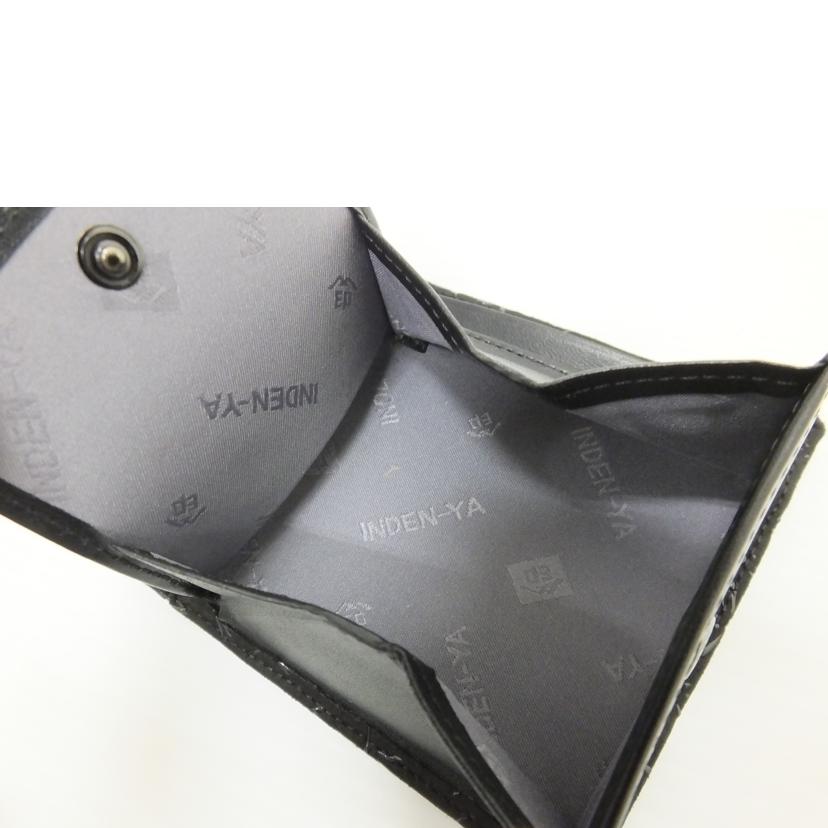 INDENYA 印傳屋/蜻蛉柄二つ折り財布//Aランク/88