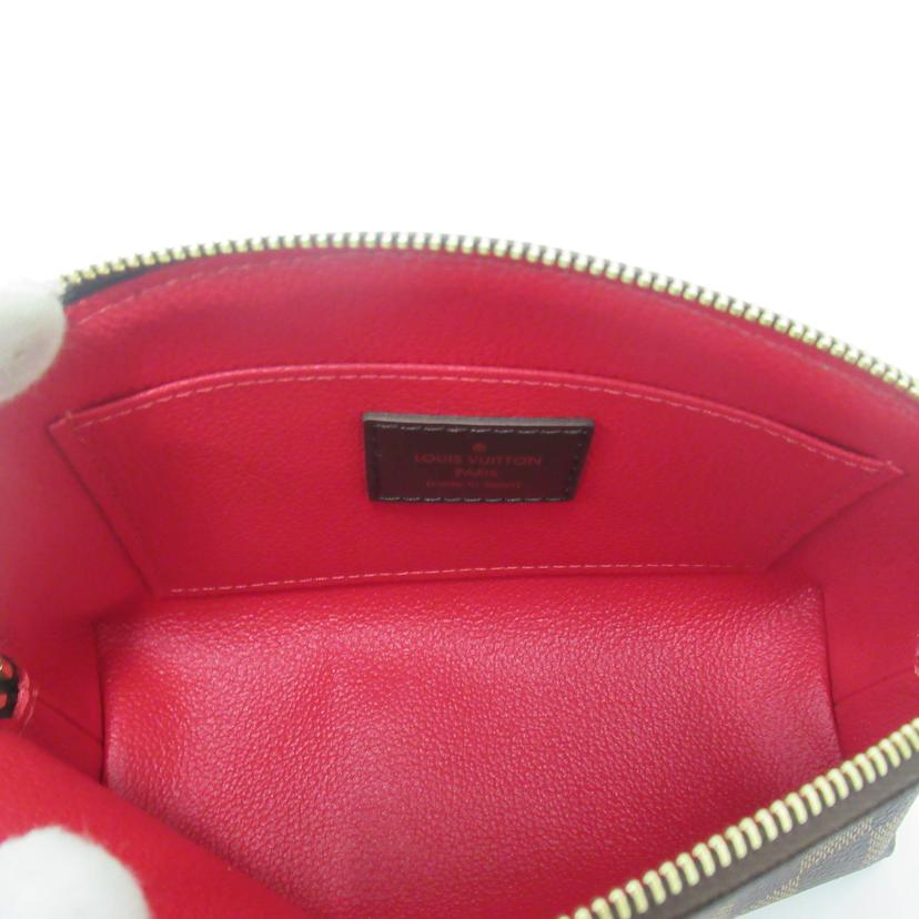 LV/ポシェットコスメティックポーチ/ダミエ・エベヌ/N47516 //CA0***/Aランク/63
