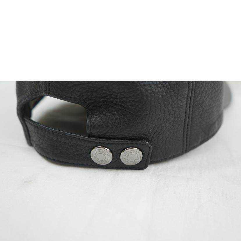 HERMES エルメス/レザーキャップ//ABランク/67