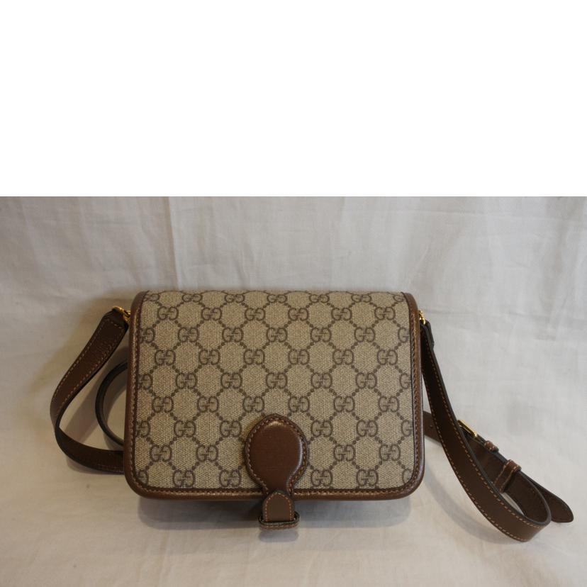 GUCCI グッチ/GGスプリームインターロッキングGミニクロスボディバッグ/671620//525***/SAランク/92