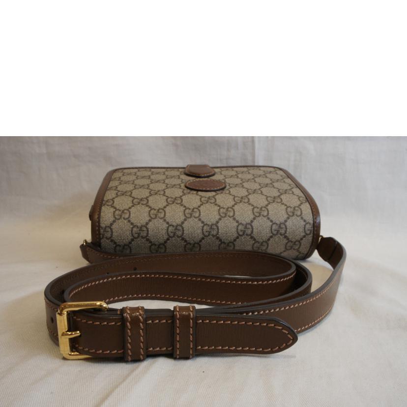 GUCCI グッチ/GGスプリームインターロッキングGミニクロスボディバッグ/671620//525***/SAランク/92