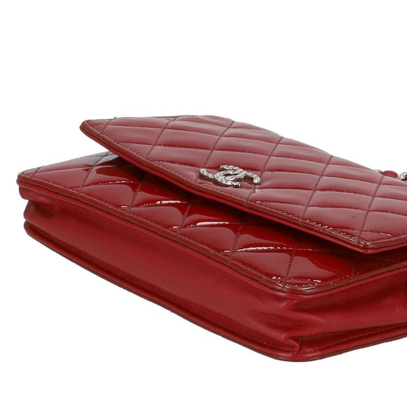 CHANEL シャネル/マトラッセ19パテントレザーチェーンウォレット/A48692//155*****/ABランク/24